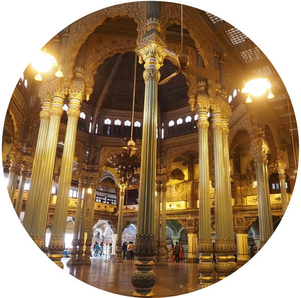 een van de paleis zalen, Mysore, Karnataka • India